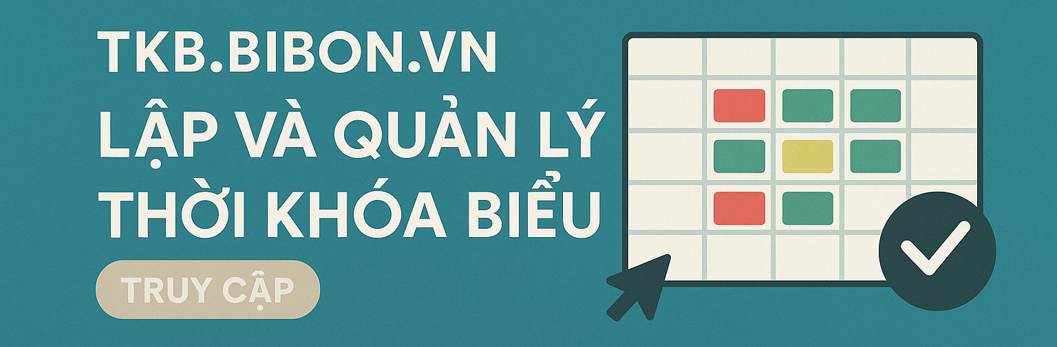 Lập và quản lý Thời khóa biểu